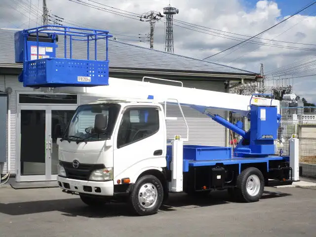 日野 デュトロ 小型 高所・建柱車 高所作業車 TKG-XZU640Fの中古トラック画像1