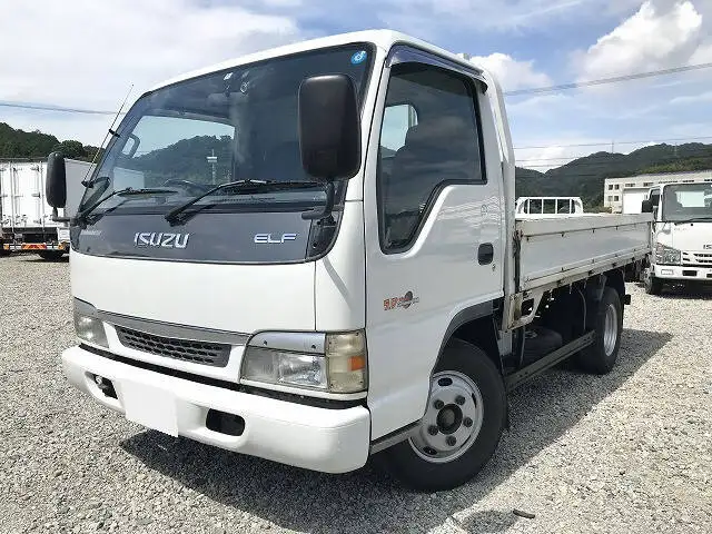 いすゞ エルフ 小型 平ボディ 床鉄板 KR-NPR72GRの中古トラック画像1