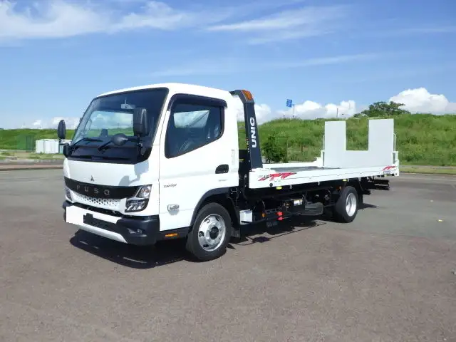 三菱 キャンター 小型 車両重機運搬 ラジコン ウインチの中古トラック画像1