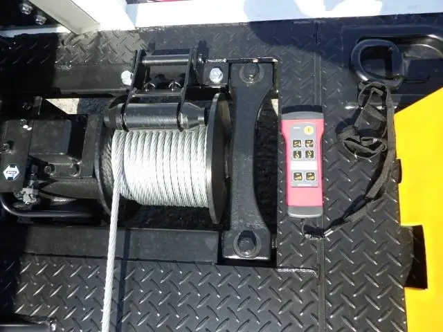 三菱 キャンター 小型 車両重機運搬 ラジコン ウインチの中古トラック画像9