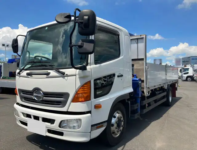 日野 レンジャー 中型/増トン クレーン付 アルミブロック 4段の中古トラック画像1