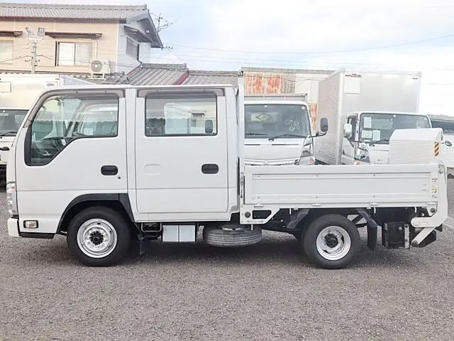 いすゞ エルフ 小型 平ボディ Wキャブ パワーゲートの中古トラック画像5
