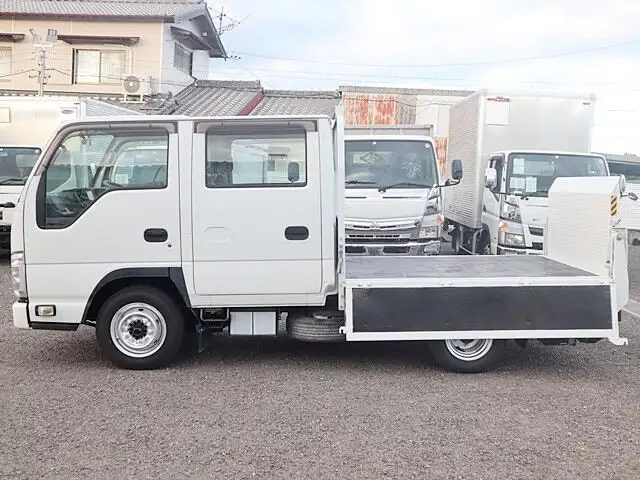 いすゞ エルフ 小型 平ボディ Wキャブ パワーゲートの中古トラック画像6
