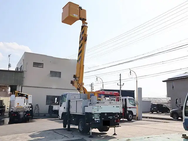 いすゞ エルフ 小型 高所・建柱車 高所作業車 電工仕様の中古トラック画像7