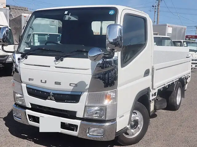 三菱 キャンター 小型 平ボディ パワーゲート 床鉄板の中古トラック画像1