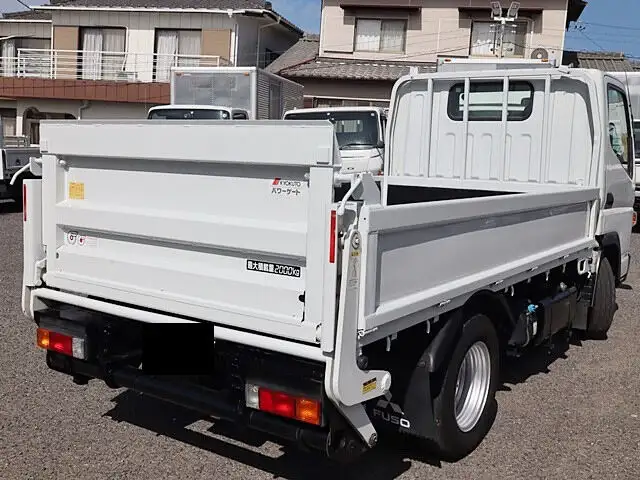 三菱 キャンター 小型 平ボディ パワーゲート 床鉄板の中古トラック画像3