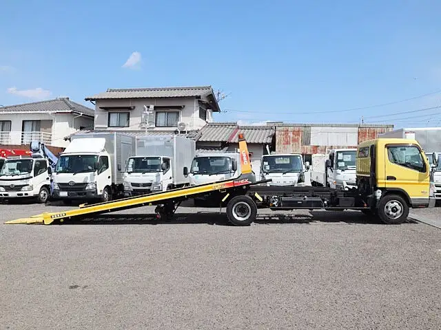 三菱 キャンター 小型 車両重機運搬 ラジコン ウインチの中古トラック画像10