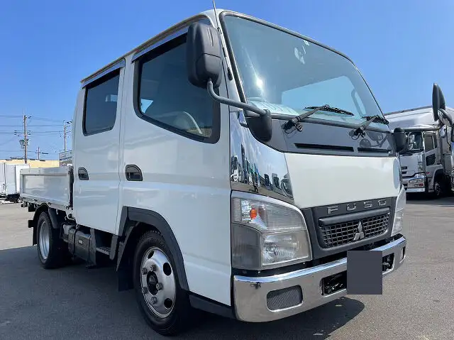 三菱 キャンター 小型 平ボディ Wキャブ BKG-FE70BSの中古トラック画像1