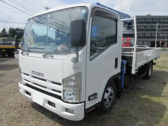 いすゞ エルフ 小型 クレーン付 4段 ラジコンの中古トラック画像1