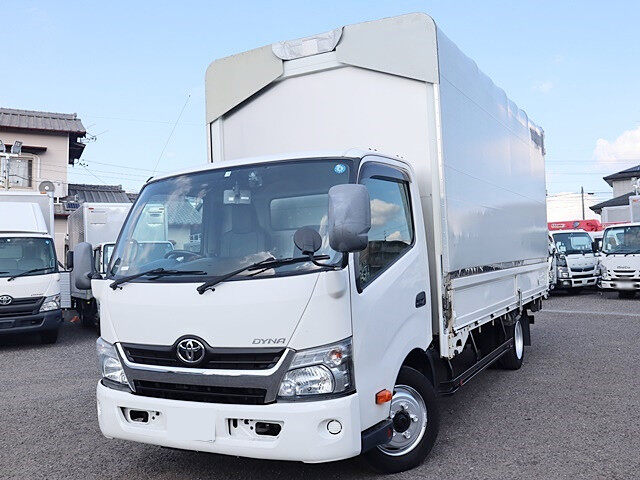 トヨタ ダイナ 小型 ウイング 幌ウイング TKG-XZU720｜画像1