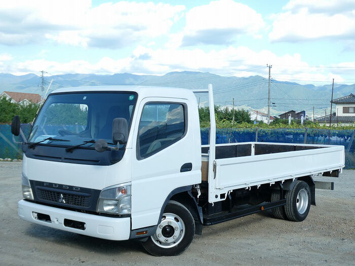 三菱 キャンター 小型 平ボディ ワイドロング PDG-FE82D