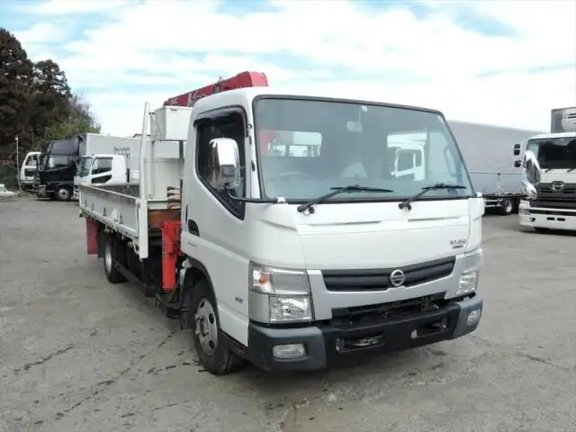 日産 アトラス 小型 クレーン付 床鉄板 4段の中古トラック画像2