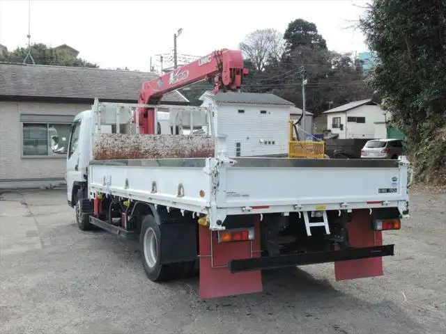 日産 アトラス 小型 クレーン付 床鉄板 4段の中古トラック画像5