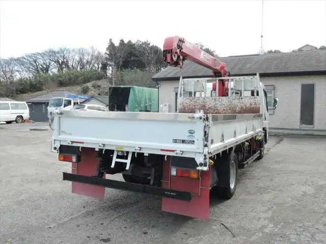 日産 アトラス 小型 クレーン付 床鉄板 4段の中古トラック画像3