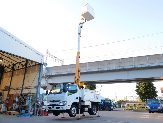 日野 デュトロ 小型 高所・建柱車 高所作業車 電工仕様｜画像8