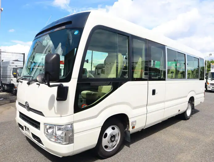 トヨタ コースター 小型 バス マイクロバス SKG-XZB70の中古トラック画像1