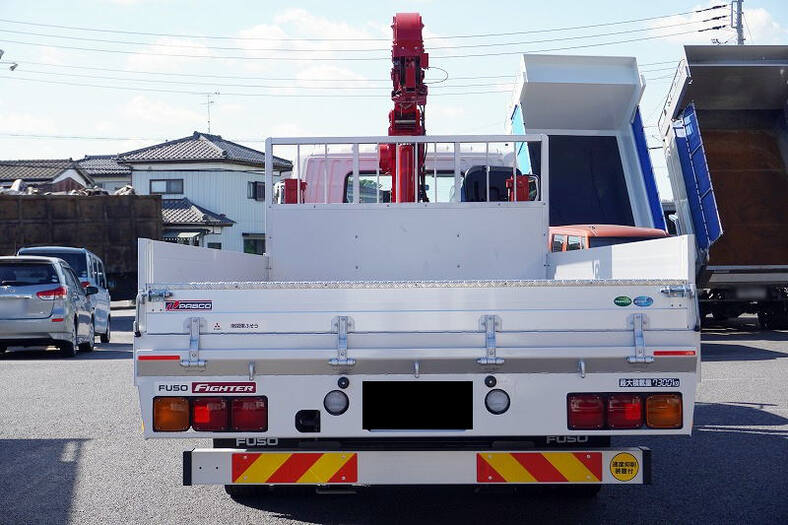 三菱 ファイター 中型 車両重機運搬 4段クレーン ラジコン｜画像3