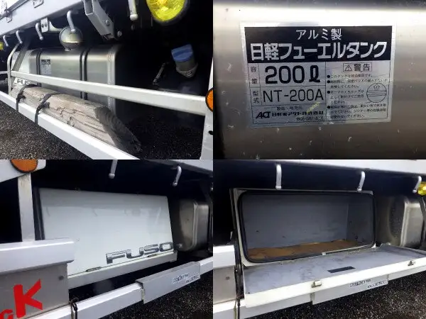 三菱 ファイター 中型/増トン 平ボディ アルミブロック ベッドの中古トラック画像14