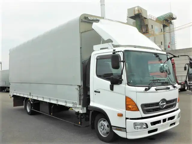 日野 レンジャー 中型/増トン ウイング 幌ウイング TKG-FC9JNAAの中古トラック画像3