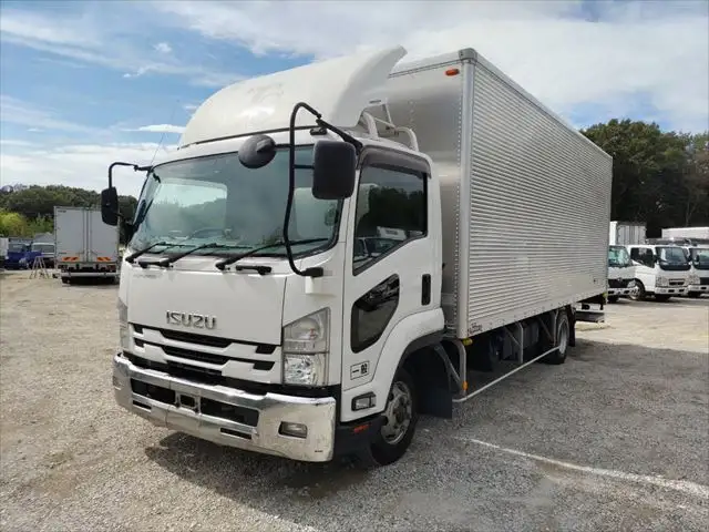 いすゞ フォワード 中型/増トン アルミバン パワーゲート 2PG-FRR90S2の中古トラック画像1