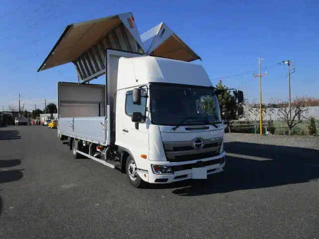日野 レンジャー 中型/増トン ウイング パワーゲート エアサスの中古トラック画像2