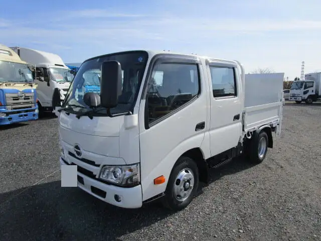 日野 デュトロ 小型 平ボディ Wキャブ パワーゲートの中古トラック画像1