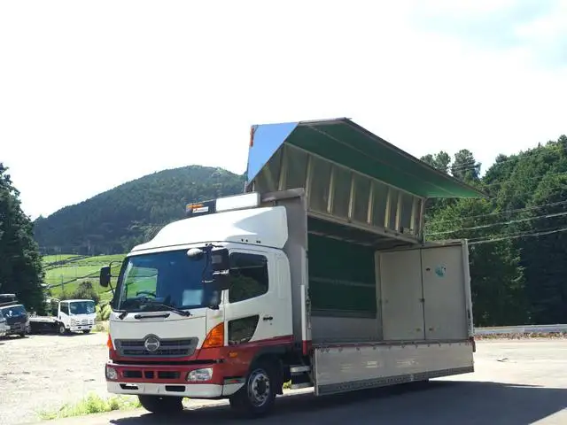 日野 レンジャー 中型/増トン ウイング ベッド QKG-FE7JPAGの中古トラック画像1