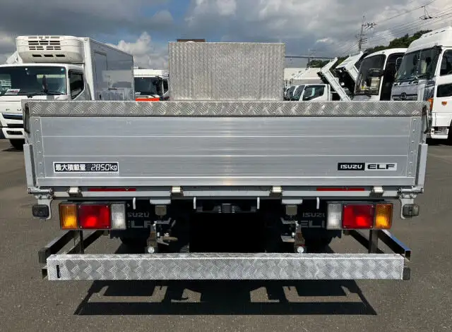 いすゞ エルフ 小型 平ボディ 床鉄板 アルミブロックの中古トラック画像4