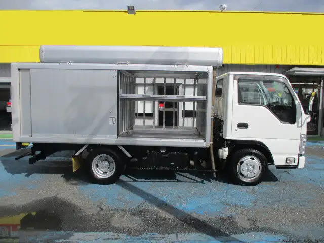 いすゞ エルフ 小型 アルミバン ボトルカー サイドドアの中古トラック画像12
