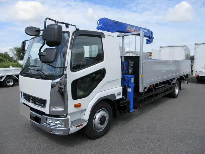 三菱 ファイター 中型/増トン クレーン付 アルミブロック 4段の中古トラック画像1