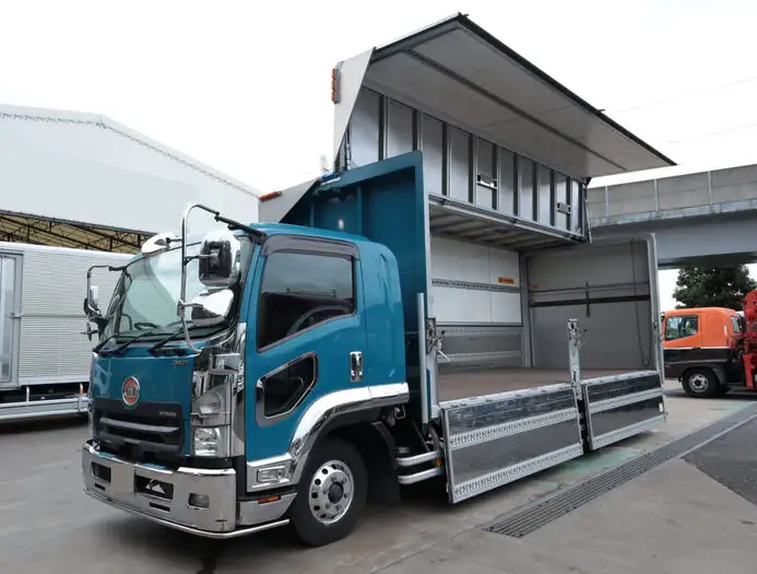 日産UD コンドル 中型/増トン ウイング パワーゲート エアサスの中古トラック画像1