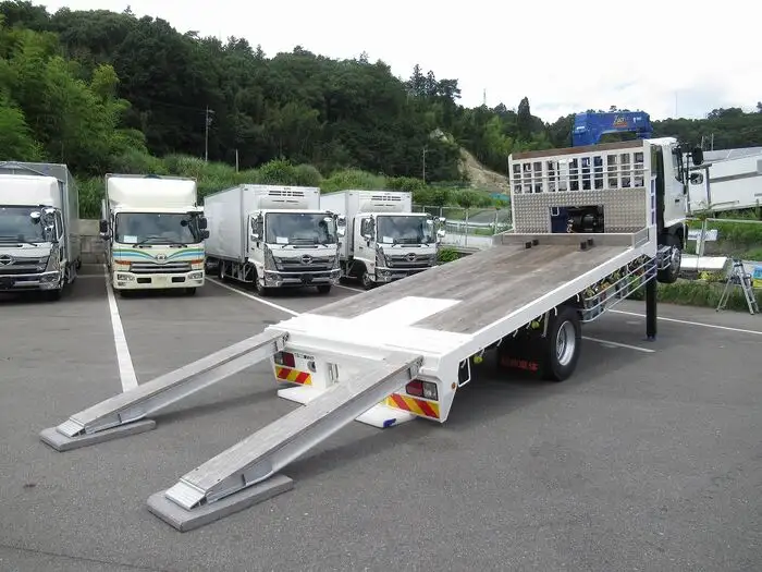 日野 レンジャー 中型/増トン 車両重機運搬 4段クレーン ラジコンの中古トラック画像4