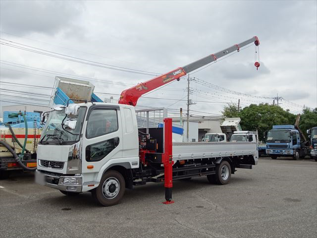三菱 ファイター 中型/増トン 車両重機運搬 セルフローダー 2KG-FK62FZ