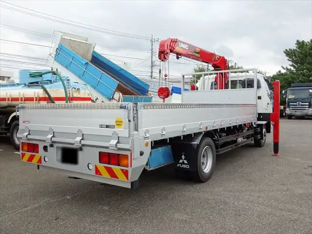 三菱 ファイター 中型/増トン 車両重機運搬 4段クレーン ラジコンの中古トラック画像2