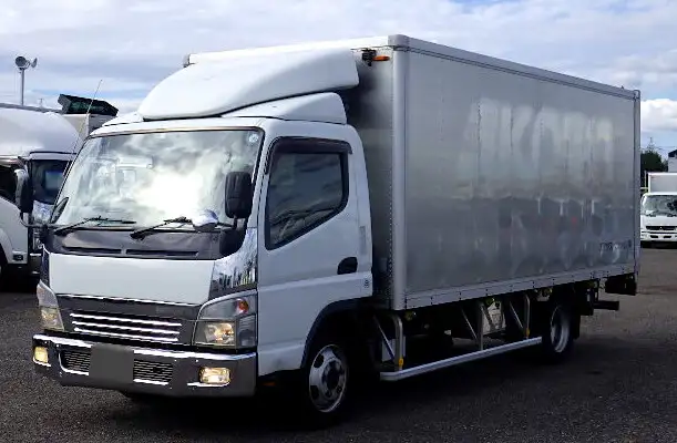 三菱 キャンター 小型 アルミバン パワーゲート エアサス の中古トラック【車両No.153300】