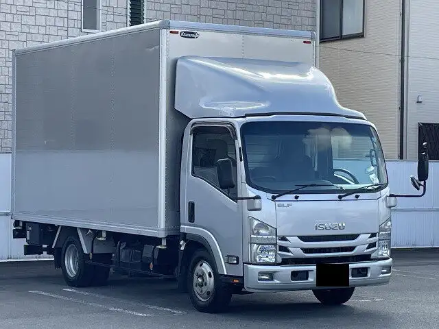 いすゞ エルフ 小型 アルミバン パワーゲート サイドドアの中古トラック画像2