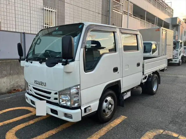 いすゞ エルフ 小型 平ボディ Wキャブ 2RG-NJR88Aの中古トラック画像1