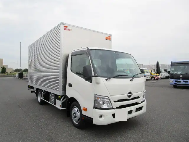 日野 デュトロ 小型 アルミバン パワーゲート サイドドアの中古トラック画像2