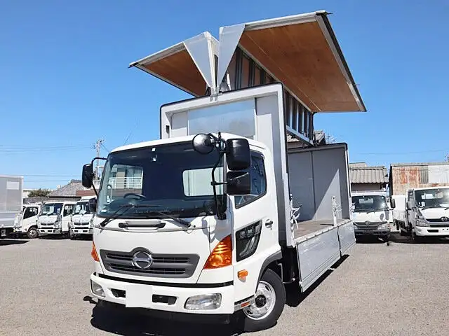 日野 レンジャー 中型/増トン ウイング TKG-FC9JLAP H30の中古トラック画像10