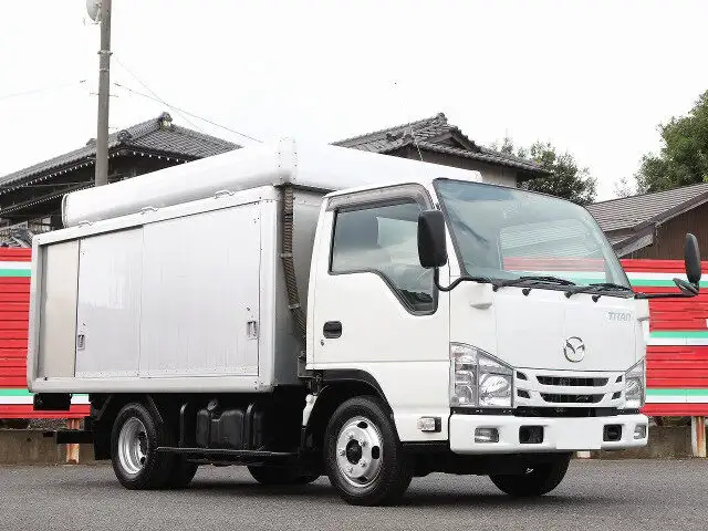マツダ タイタン 小型 アルミバン ボトルカー 床鉄板の中古トラック画像2