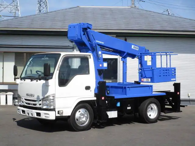 いすゞ エルフ 小型 高所・建柱車 高所作業車 TPG-NKR85Nの中古トラック画像1