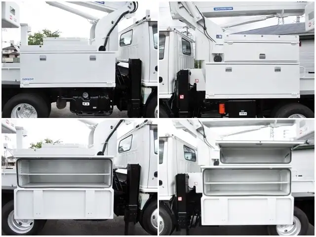 いすゞ エルフ 小型 高所・建柱車 高所作業車 電工仕様の中古トラック画像14