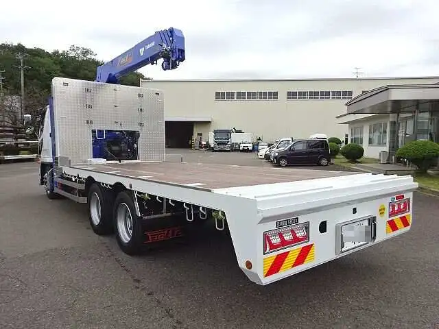 三菱 ファイター 中型/増トン 車両重機運搬 4段クレーン ラジコンの中古トラック画像4