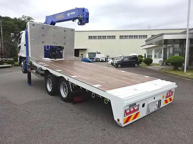 三菱 ファイター 中型/増トン 車両重機運搬 4段クレーン ラジコンの中古トラック画像7