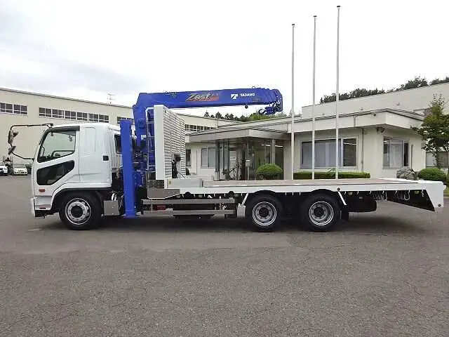 三菱 ファイター 中型/増トン 車両重機運搬 4段クレーン ラジコンの中古トラック画像5