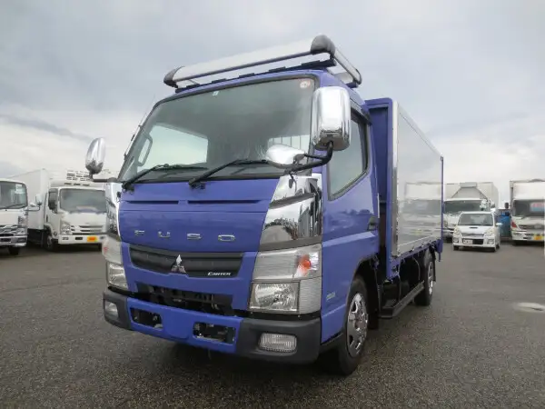 三菱 キャンター 小型 平ボディ 床鉄板 アルミブロック の中古トラック【車両No.153585】