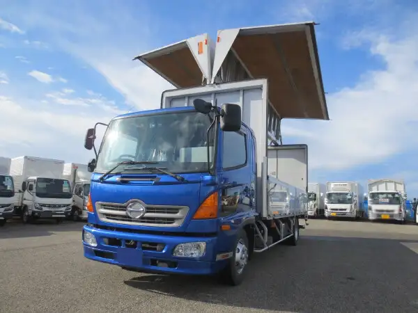 日野 レンジャー 中型/増トン ウイング パワーゲート エアサスの中古トラック画像1