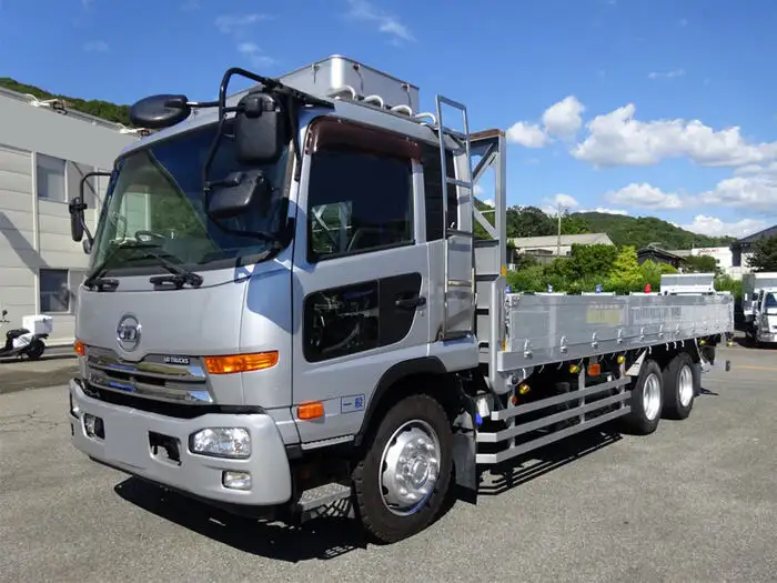 日産UD コンドル 中型/増トン 平ボディ 床鉄板 アルミブロックの中古トラック画像1