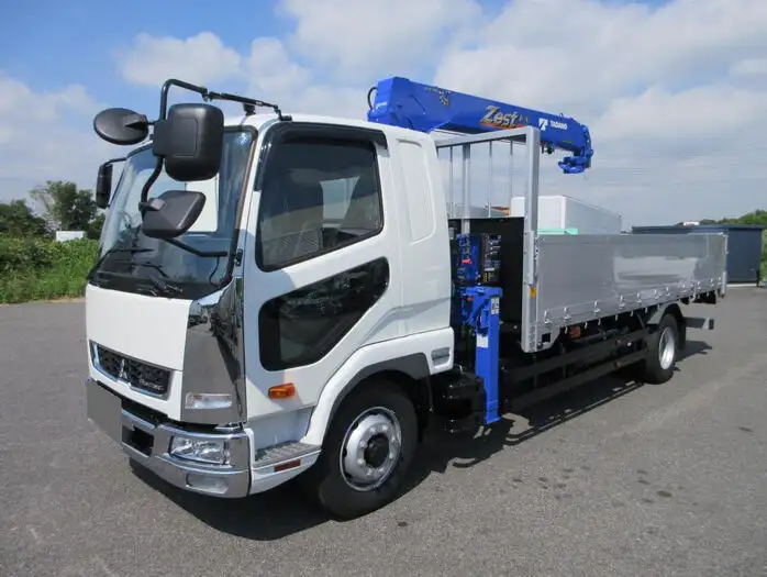 三菱 ファイター 中型/増トン クレーン付 アルミブロック 4段の中古トラック画像1