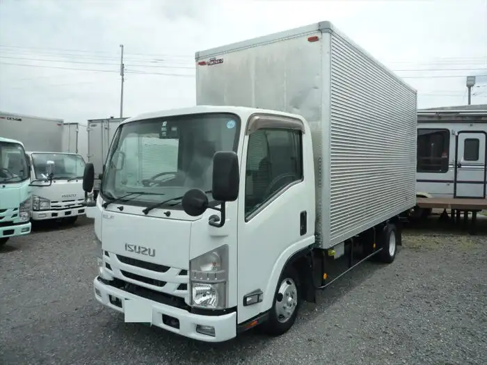 いすゞ エルフ 小型 アルミバン TRG-NLR85AN H28の中古トラック画像1